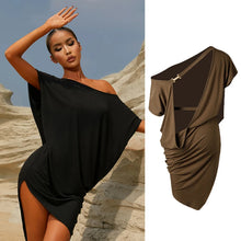 Laden Sie das Bild in den Galerie-Viewer, Elegance Line - Schulterfreies Kleid