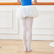 Laden Sie das Bild in den Galerie-Viewer, LatinAmore Kids - Weisse Balletstrumpfhosen